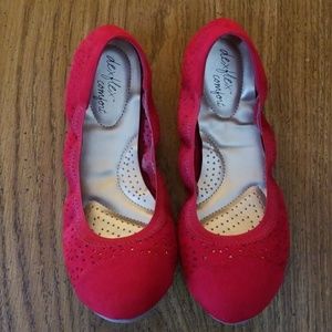 Ruby Red Flats